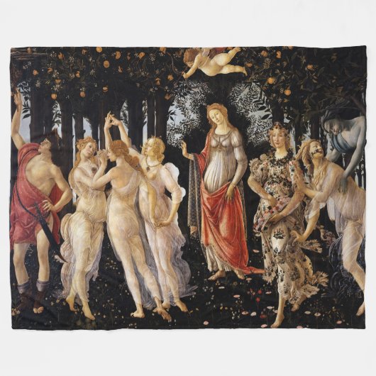 Sandro Botticelli - La Primavera Fleecedecke (Vorderseite (Horizontal))