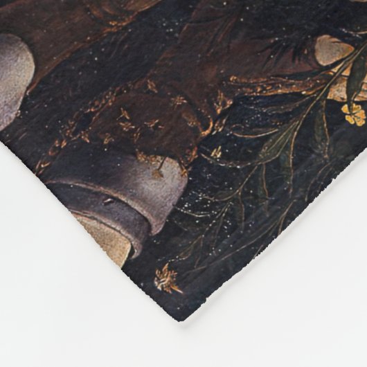 Sandro Botticelli - La Primavera Fleecedecke (Ecke)