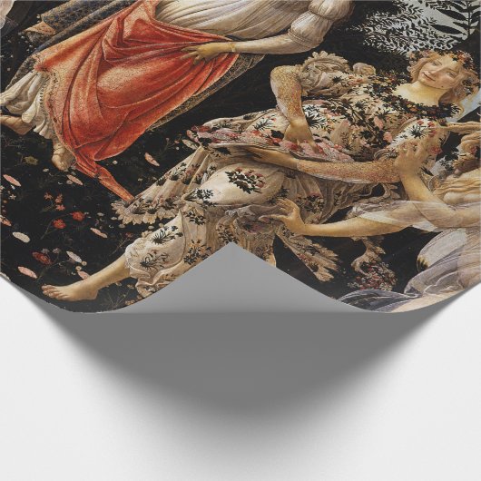 Sandro Botticelli - La Primavera Geschenkpapier (Ecke)