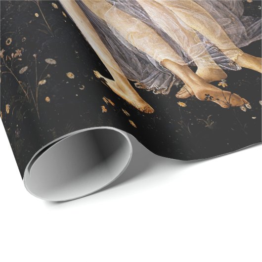 Sandro Botticelli - La Primavera Geschenkpapier (Rolleneckpunkt)