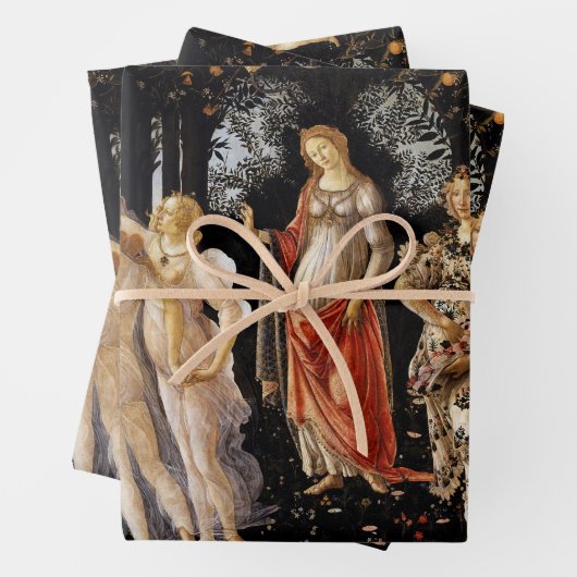 Sandro Botticelli - La Primavera Geschenkpapier Set (Beispiel)