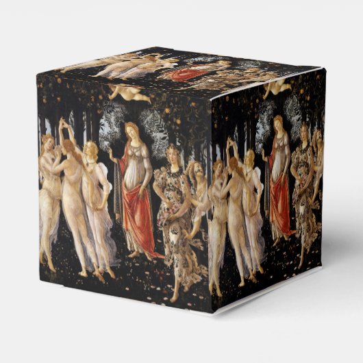 Sandro Botticelli - La Primavera Geschenkschachtel (Rückseite)