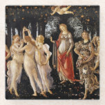 Sandro Botticelli - La Primavera Glasuntersetzer<br><div class="desc">La Primavera - Sandro Botticelli ,  1482</div>