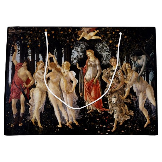 Sandro Botticelli - La Primavera Große Geschenktüte (Vorderseite)