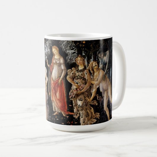 Sandro Botticelli - La Primavera Kaffeetasse (VorderseiteRechts)