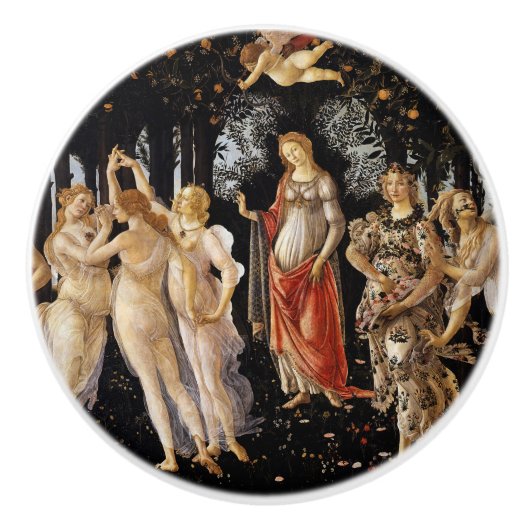 Sandro Botticelli - La Primavera Keramikknauf (Vorderseite)