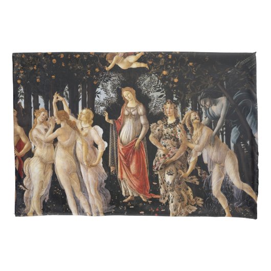 Sandro Botticelli - La Primavera Kissenbezug (Vorderseite)