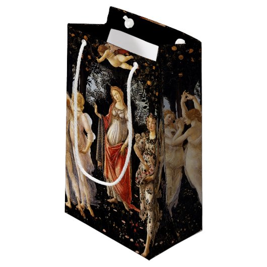 Sandro Botticelli - La Primavera Kleine Geschenktüte (Vorderseite Schrägansicht)