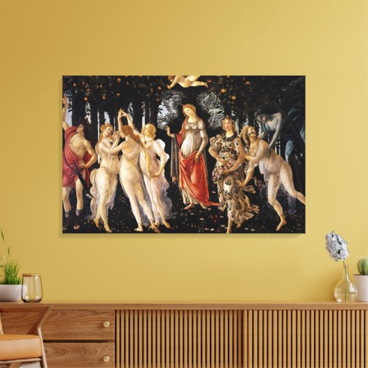 Sandro Botticelli - La Primavera Leinwanddruck (Insitu (Wohnzimmer))