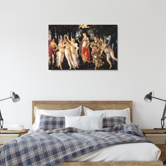 Sandro Botticelli - La Primavera Leinwanddruck (Insitu (Schlafzimmer))