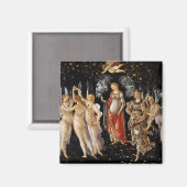 Sandro Botticelli - La Primavera Magnet (Vorderseite/Rückseite)