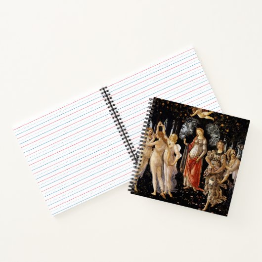 Sandro Botticelli - La Primavera Notizblock (Innenseite)