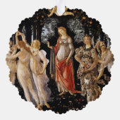 Sandro Botticelli - La Primavera Ornament Karte (Rückseite)