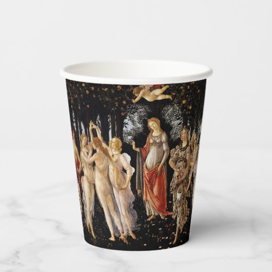 Sandro Botticelli - La Primavera Pappbecher (Rückseite)