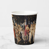 Sandro Botticelli - La Primavera Pappbecher (Links)