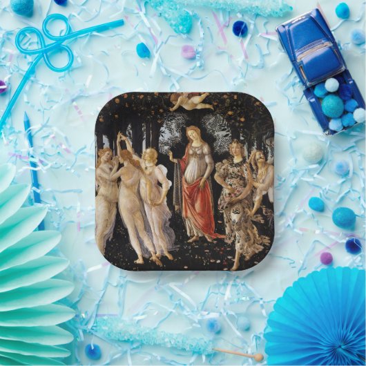 Sandro Botticelli - La Primavera Pappteller (Party)