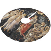 Sandro Botticelli - La Primavera Polyester Weihnachtsbaumdecke (Schrägansicht)