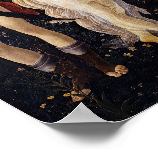 Sandro Botticelli - La Primavera Poster (Ecke)