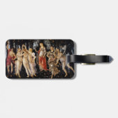 Sandro Botticelli - La Primavera - QR-Code Gepäckanhänger (Rückseite horizontal)
