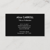 Sandro Botticelli - La Primavera - QR-Code Visitenkarte (Rückseite)