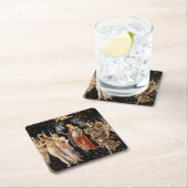 Sandro Botticelli - La Primavera Rechteckiger Pappuntersetzer (Vor Ort)