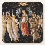 Sandro Botticelli - La Primavera Rechteckiger Pappuntersetzer<br><div class="desc">La Primavera - Sandro Botticelli ,  1482</div>