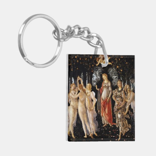 Sandro Botticelli - La Primavera Schlüsselanhänger (Vorderseite links)