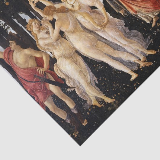 Sandro Botticelli - La Primavera Seidenpapier (Ausschnitt)