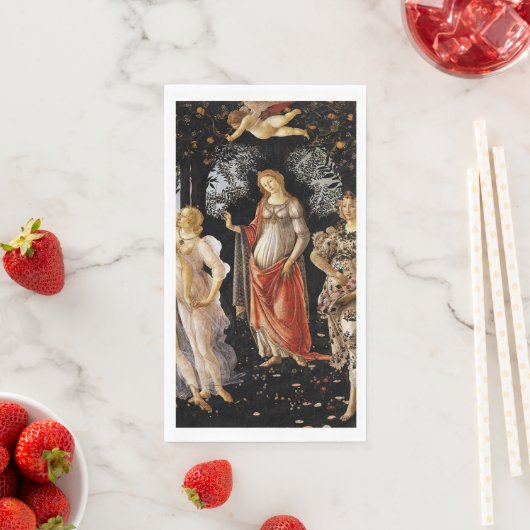 Sandro Botticelli - La Primavera Serviette (Beispiel)