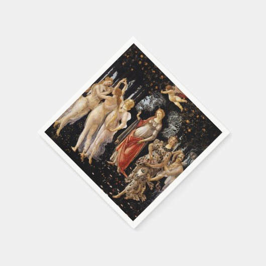Sandro Botticelli - La Primavera Serviette (Ecke)