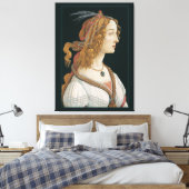 Sandro Botticelli Lady CC0282 (44 in 112 cm) Leinwanddruck (Insitu (Schlafzimmer))