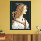 Sandro Botticelli Lady CC0282 (44 in 112 cm) Leinwanddruck (Insitu (Wohnzimmer))