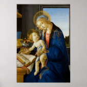 Sandro Botticelli Madonna mit dem Buch Kind Jesus Poster (Vorne)