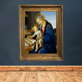 Sandro Botticelli Madonna mit dem Buch Kind Jesus Poster