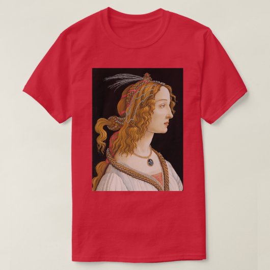 Sandro Botticelli Malerei T-Shirt (Design vorne)
