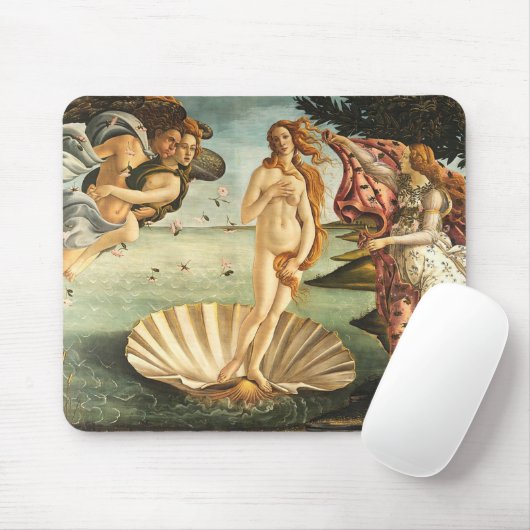 Sandro Botticelli Mousepad (Mit Mouse)