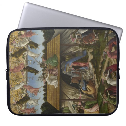 Sandro Botticelli - Mystische Geburt Laptopschutzhülle (Vorderseite)