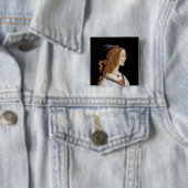 Sandro Botticelli - Portrait von Simonetta Vespucc Button (Beispiel)