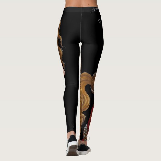 Sandro Botticelli - Portrait von Simonetta Vespucc Leggings (Rückseite)