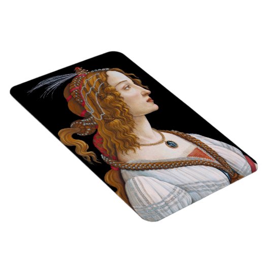 Sandro Botticelli - Portrait von Simonetta Vespucc Magnet (Rechte Seite)