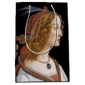 Sandro Botticelli - Portrait von Simonetta Vespucc Mittlere Geschenktüte (Vorderseite)