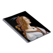 Sandro Botticelli - Portrait von Simonetta Vespucc Notizblock (Rechte Seite)