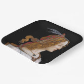 Sandro Botticelli - Portrait von Simonetta Vespucc Pappteller (Gewinkelt)