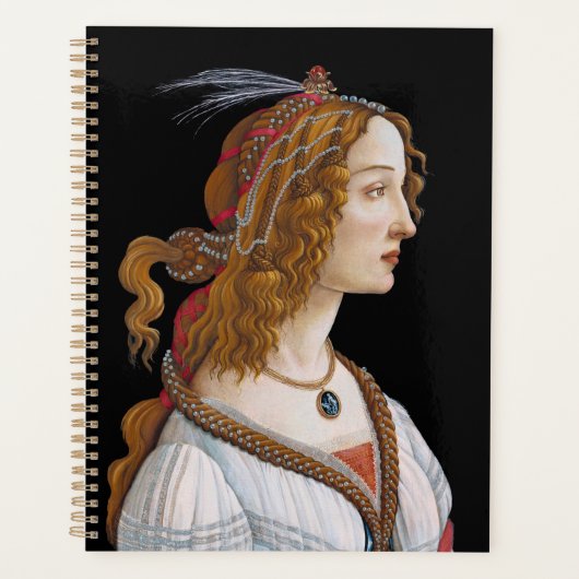 Sandro Botticelli - Portrait von Simonetta Vespucc Planer (Vorderseite)