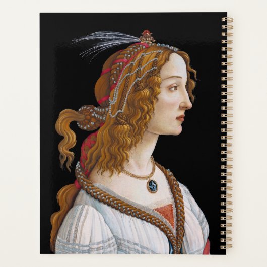 Sandro Botticelli - Portrait von Simonetta Vespucc Planer (Rückseite)