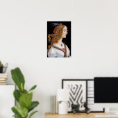 Sandro Botticelli - Portrait von Simonetta Vespucc Poster (Heimbüro)