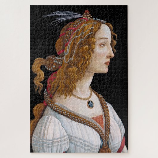 Sandro Botticelli - Portrait von Simonetta Vespucc Puzzle (Vertikal)