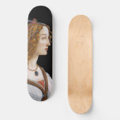 Sandro Botticelli - Portrait von Simonetta Vespucc Skateboard (Vorderseite)
