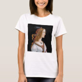 Sandro Botticelli - Portrait von Simonetta Vespucc T-Shirt (Vorderseite)