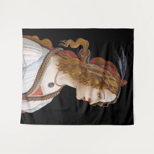 Sandro Botticelli - Portrait von Simonetta Vespucc Wandteppich (Vorderseite (Horizontal))